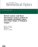 Cover page: Hybrid random walk-linear discriminant analysis method for unwrapping quantitative phase microscopy images of biological samples