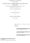 Cover page: Source Code Curation Tooling for the Code Forager