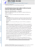 Cover page: Carotid Endarterectomy in the Southern California Vascular Outcomes Improvement Collaborative