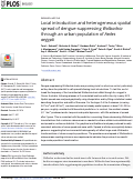 Cover page: Local introduction and heterogeneous spatial spread of dengue-suppressing Wolbachia through an urban population of Aedes aegypti