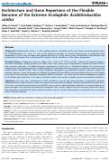 Cover page: Architecture and Gene Repertoire of the Flexible Genome of the Extreme Acidophile Acidithiobacillus caldus