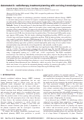 Cover page: Automated 4π radiotherapy treatment planning with evolving knowledge‐base