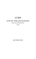 Cover page: Lure: Eye of the Leviathan