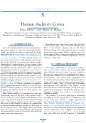 Cover page: Chapter 5 Human Auditory Cortex