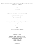 Cover page: Structure-Aware Methods in Large-Scale Computational Problems: Machine Learning, Optimization, and Control