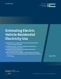 Cover page: Estimating Residential Electric Vehicle Electricity Use