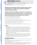 Cover page: Mind the gap: observation windows to define periods of event ascertainment as a quality control method for longitudinal electronic health record data