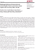 Cover page: Hydrogel-delivered brain-derived neurotrophic factor promotes tissue repair and recovery after stroke