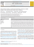 Cover page: Using machine learning to understand determinants of IUD use in India: Analyses of the National Family Health Surveys (NFHS-4)