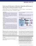 Cover page: Exploring the Dynamics of Week-to-Week Blood Pressure in Nursing Home Residents Before Death.