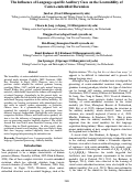 Cover page: The Influence of Language-specific Auditory Cues on the Learnability of
Center-embedded Recursion