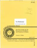Cover page: PILOT PLANT STUDIES ON THE BIOCONVERSION OF CELLULOSE AND PRODUCTION OF ETHANOL. REPORT OF WORK PROGRESS, JUNE 30, 1977