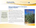 Cover page: Biology and Management of Johnsongrass (Sorghum halepense)
