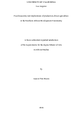 Cover page: Food insecurity and implications of production-driven agriculture in the Southern African Development Community