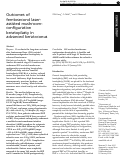 Cover page: Outcomes of femtosecond laser-assisted mushroom-configuration keratoplasty in advanced keratoconus.