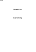 Cover page: Kampong