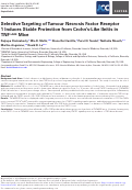 Cover page: Selective Targeting of Tumour Necrosis Factor Receptor 1 Induces Stable Protection from Crohns-Like Ileitis in TNFΔARE Mice.