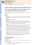 Cover page: Pediatric tracheotomy: Indications and decannulation outcomes