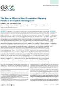 Cover page: The Beavis Effect in Next-Generation Mapping Panels in Drosophila melanogaster
