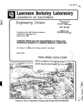 Cover page: HARMONIC-ERROR-ANALYSIS MEASUREMENTS OF DIPOLE AND QUADRUPOLE MAGNETS AT LAWRENCE BERKELEY LABORATORY