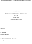 Cover page of DEVELOPMENT OF A JOURAL AI WITH APPLICATIONS OF ACCEPTANCE COMMITMENT THERAPY