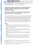 Cover page: Enhanced liver fibrosis marker as a noninvasive predictor of mortality in HIV/hepatitis C virus-coinfected women from a multicenter study of women with or at risk for HIV