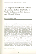 Cover page: The Iroquois in the Grand Tradition of American Letters: The Works of Walter D. Edmonds, Carl Carmer, and Edmund Wilson