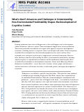 Cover page: Whats Next? Advances and Challenges in Understanding How Environmental Predictability Shapes the Development of Cognitive Control.