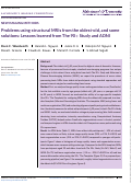 Cover page: Problems using structural MRIs from the oldest‐old, and some solutions: Lessons learned from The 90+ Study and ADNI