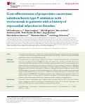 Cover page: Cost-effectiveness of PCSK9 inhibition with evolocumab in patients with a history of myocardial infarction in Sweden