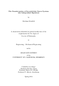 Cover page: The Transformation of Second-Order Linear Systems into Independent Equations