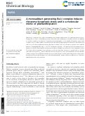 Cover page: A monoadduct generating Ru( ii ) complex induces ribosome biogenesis stress and is a molecular mimic of phenanthriplatin