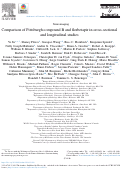 Cover page: Comparison of Pittsburgh compound B and florbetapir in cross‐sectional and longitudinal studies