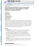 Cover page: Using Computational Modeling to Capture Schizophrenia-Specific Reinforcement Learning Differences and Their Implications on Patient Classification