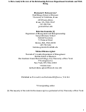 Cover page: A meta-analytic review of the relationship between dispositional gratitude and well-being