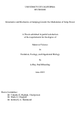 Cover page: Kinematics and Mechanics of Jumping Lizards: the Modulation of Jump Power