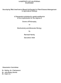 Cover page: Developing RNA-Interference Based Antifungals for Plant Disease Management in Agricultural Settings