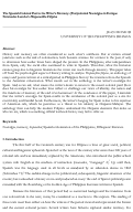 Cover page: The Spanish Colonial Past in the Writer’s Memory: (Post)colonial Nostalgias in Enrique Fernández Lumba’s Hispanofilia Filipina