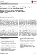 Cover page: Perfusion and diffusion MRI signatures in histologic and genetic subtypes of WHO grade II–III diffuse gliomas