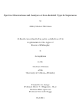 Cover page: Spectral Observations and Analyses of Low-Redshift Type Ia Supernovae