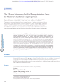 Cover page: The Cleared Mammary Fat Pad Transplantation Assay for Mammary Epithelial Organogenesis