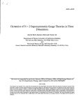 Cover page: Dynamics of N = 2 Supersymmetric Gauge Theories in Three Dimensions