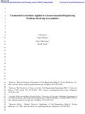 Cover page: Unsaturated geotechnics applied to geoenvironmental engineering problems involving geosynthetics