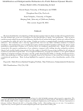 Cover page: Identification and semiparametric estimation of a finite horizon dynamic discrete choice model with a terminating action