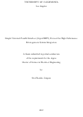 Cover page: Simple Universal Parallel Interface (SuperCHIPS) Protocol for High Performance Heterogenous System Integration