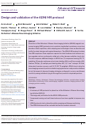 Cover page: Design and validation of the ADNI MR protocol.