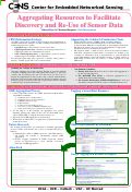Cover page: Aggregating Resources to Facilitate Discovery and Re-Use of Sensor Data