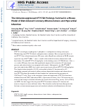 Cover page: The Immunosuppressant FTY720 Prolongs Survival in a Mouse Model of Diet-induced Coronary Atherosclerosis and Myocardial Infarction