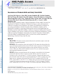 Cover page: Recurrence of Preterm Birth and Early Term Birth.