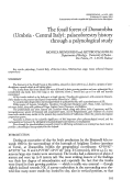 Cover page: The fossil forest of Dunarobba (Umbria – Central Italy): palaeoforestry history through a palynological study